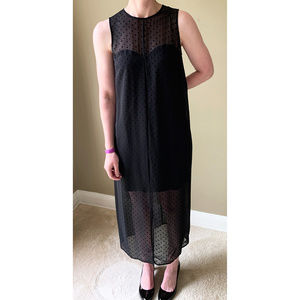 Kensie Black Polka Dot Dress